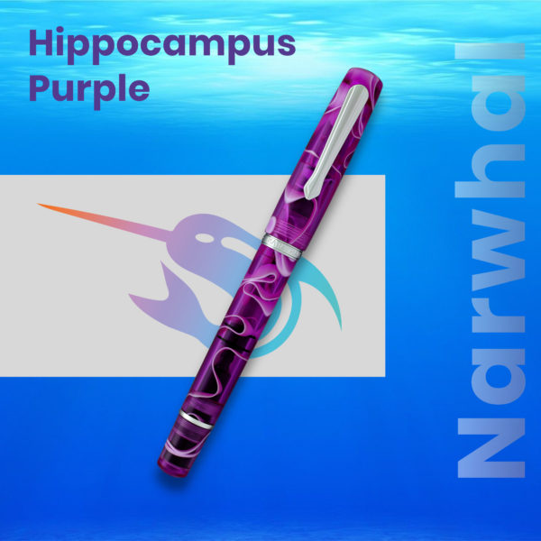 Stilou Narwhal Hippocampus Purple Penmania Shop