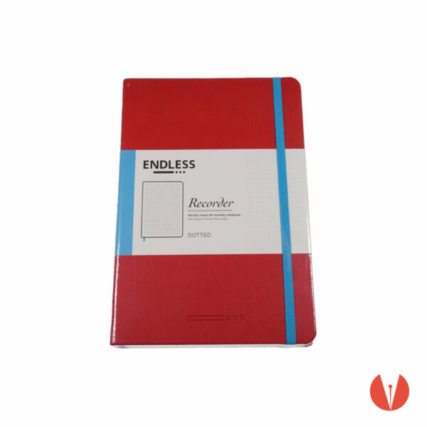notebook endless tomoe river dotted red 1 penmania shop