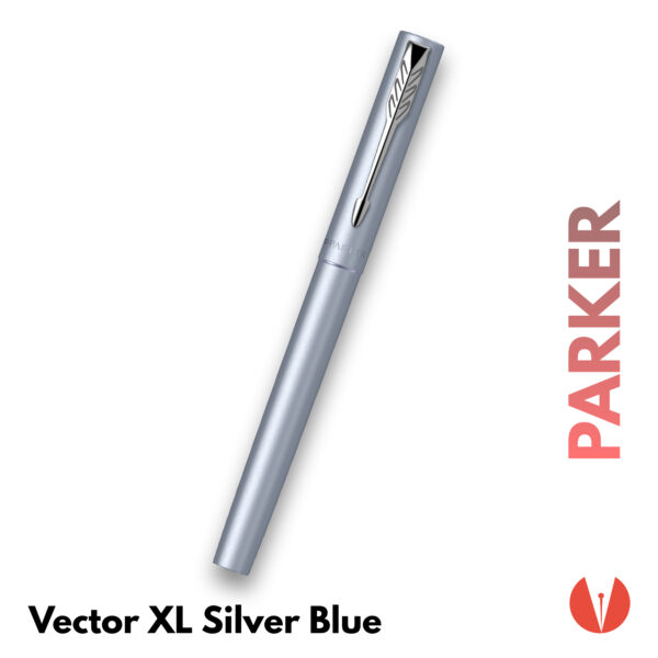 stilou parker vector xl silver blue penmania shop 1