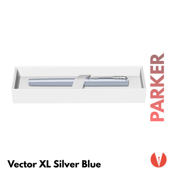 stilou parker vector xl silver blue penmania shop 3